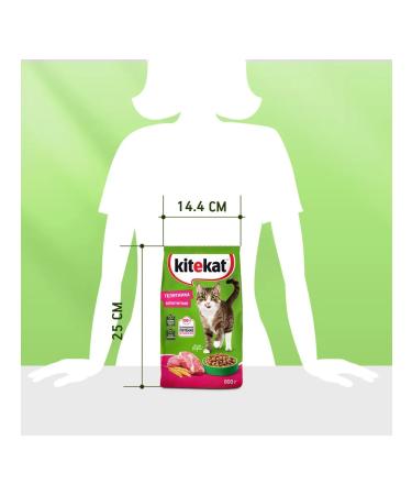 Kitekat Dry food for cats appetizing veal 10pcs of 800g - Buy Online on GoSupps.com