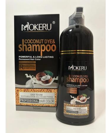 Mokeru Shampoo coloring coconut Black