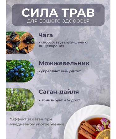 Chaga tea Chaga with juniper and Sagan-Dail in pyramids 20 pieces - Buy Online on GoSupps.com