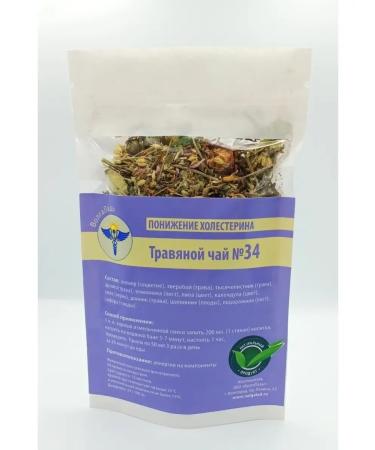 VolgaLad Herbal tea set No. 34 Reducing cholesterol 2 pcs - Buy Online on GoSupps.com