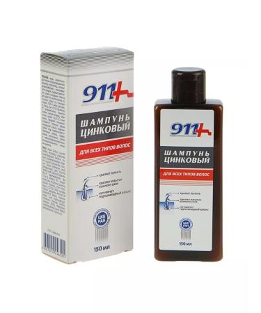 shampoo "911 zinc" with seborrhea psoriasis dandruff 150 m