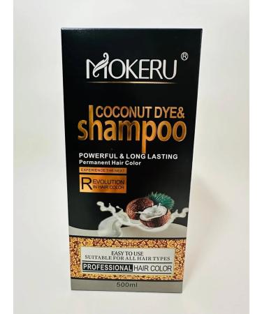 Mokeru Coconut coloring shampoo Dark Brown - Buy Online on GoSupps.com