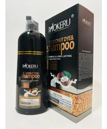 Mokeru Coconut coloring shampoo Dark Brown - Buy Online on GoSupps.com