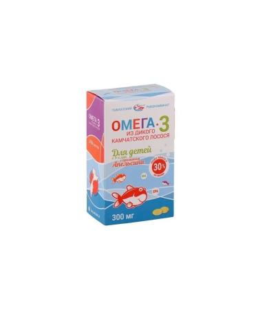 Salmonica Omega 3 children Orange Salmonika 84 pcs - Buy Online on GoSupps.com