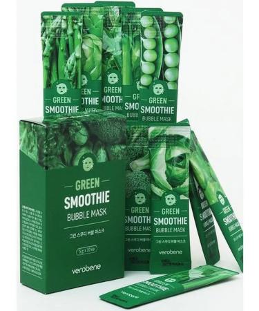 Verobene Oxygen mask of smoothie Smoothie Green Bubble Mask - Buy Online on GoSupps.com