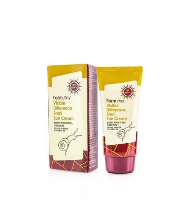 LaFerme Sunflower cream with mucin snail Farmstay