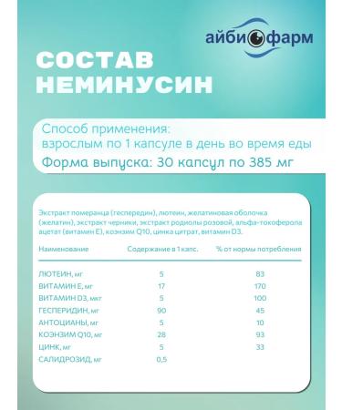 Aibiopharm Complex for the eyes and vision with lutein and vitamins E D Zn - Buy Online on GoSupps.com