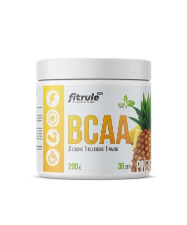 Fitrule Nutrition Fitrol BCAA 2 1 1 200 g pineapple bzaa amino acids powder - Buy Online on GoSupps.com