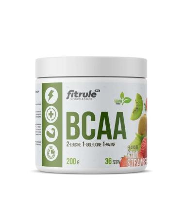 Fitrule Nutrition Fitrol BCAA 2 1 1 200 g strawberries-kivi bzaa amino acids
