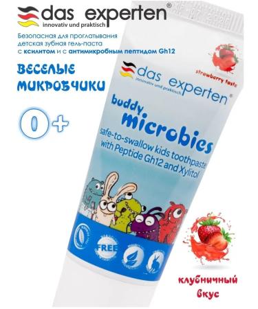 THE EXPERT Toothpaste Funny microbes 0+ 50ml - Buy Online on GoSupps.com