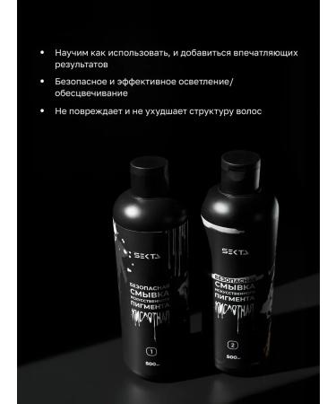 Hair Sect Safe flushing of hair dye 2x500 ml - Buy Online on GoSupps.com