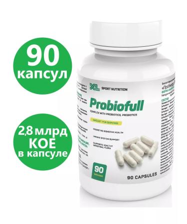 XL Sport Nutrition Probiotics prebiotics probioful