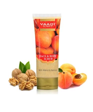 Vaadi Herbals Vaadi Apricot Body and Face Scrub 110g. For mature sensitive and dehydrated skin.
