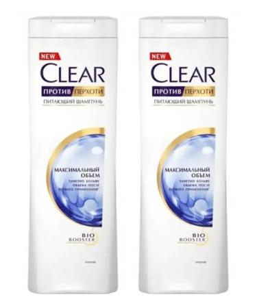 CLEAR VITA ABE Maximum volume shampoo is 400 ml 2 pcs
