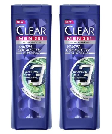 CLEAR VITA ABE Shampoo balm shower gel 3B1 400 ml 2 pcs