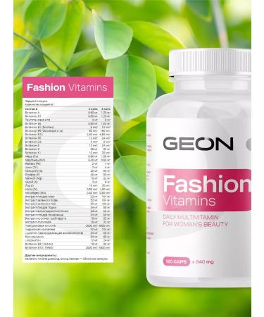 Geon Vitamins Fashion Vitamins - Buy Online on GoSupps.com