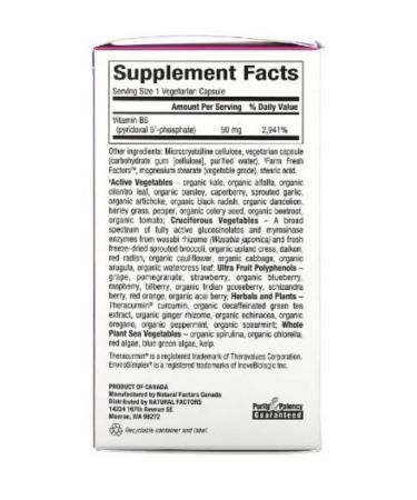 Natural Factors b6  - Buy Online on GoSupps.com