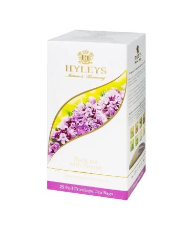 HYLEYS Black tea with thyme 25 packs - Buy Online on GoSupps.com