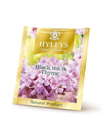 HYLEYS Black tea with thyme 25 packs - Buy Online on GoSupps.com