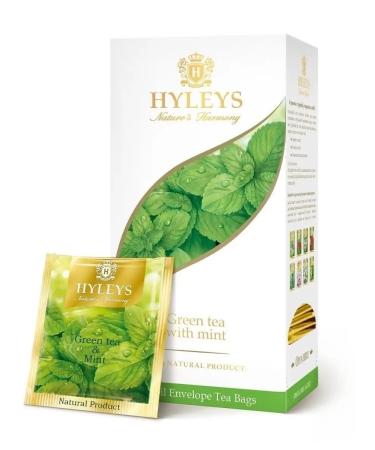 HYLEYS Green tea with mint 25 packs - Buy Online on GoSupps.com