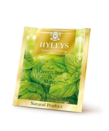 HYLEYS Green tea with mint 25 packs - Buy Online on GoSupps.com