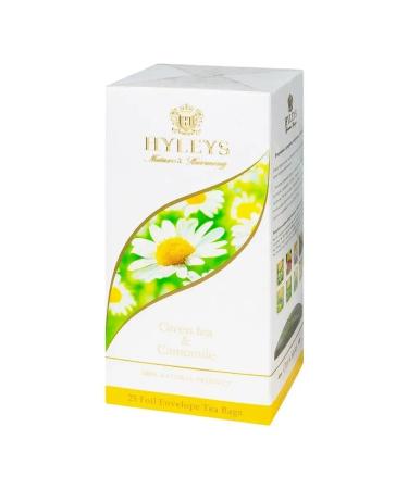 HYLEYS Green tea with chamomile 25 packs - Buy Online on GoSupps.com