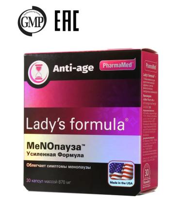 Lady's Formula Menopausal capsule No. 30 Non -hormonal drug for menopause - Buy Online on GoSupps.com