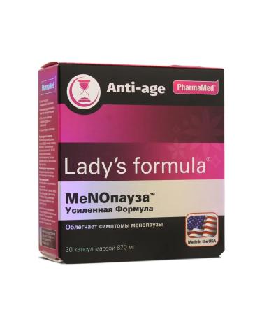 Lady's Formula Menopausal capsule No. 30 Non -hormonal drug for menopause - Buy Online on GoSupps.com