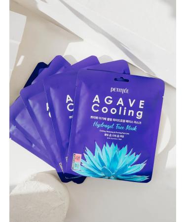 Petitfee Hydrogel face mask with agava 5 pieces Korea - Buy Online on GoSupps.com