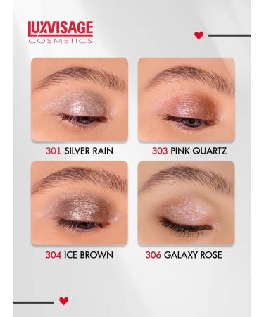 LUXVISAGE Eye shadows liquid glitter Glitter Rock tone 304 - Buy Online on GoSupps.com