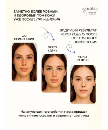 mi&ko Facial mask from pigmentation 50 ml - Buy Online on GoSupps.com