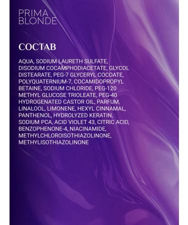 ESTEL Shampoo for cold shades of Prima Blonde blond 1000 ml - Buy Online on GoSupps.com