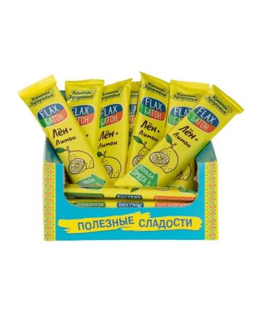 Health Compass Flax lemon Baton 20 pcs *30 g