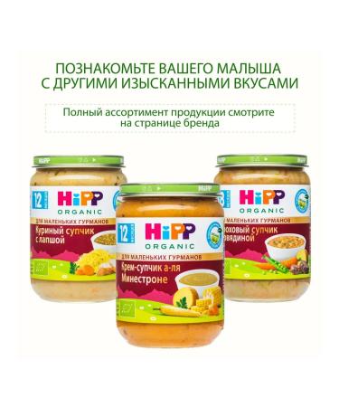 Hipp "Pumpkin cream-cream" from 8 months 6x190g - Buy Online on GoSupps.com