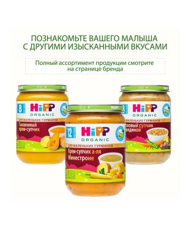 Hipp "Chicken soup with noodles" with pieces from 12 months 6x190g - Buy Online on GoSupps.com