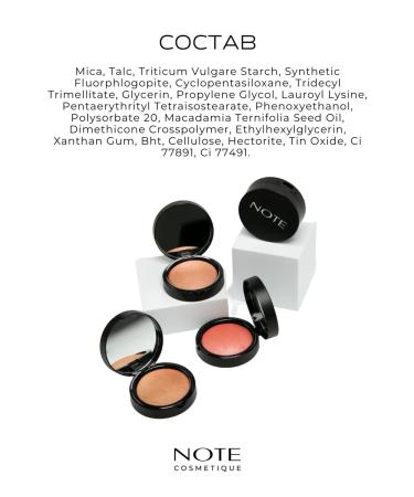 NOTE Cosmetics Facial blush baked 03 Oriental Pink 10 gr. - Buy Online on GoSupps.com