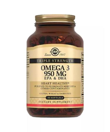 Omega 3 capsules Solgar - Buy Online on GoSupps.com