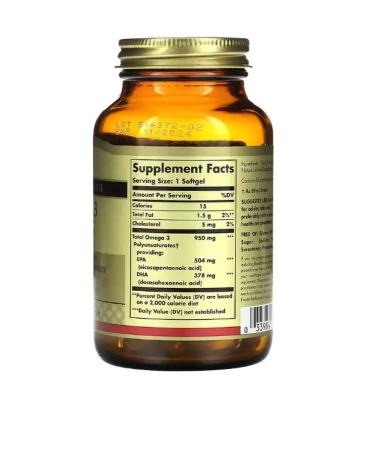 Omega 3 capsules Solgar - Buy Online on GoSupps.com