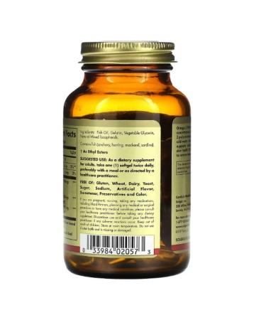 Omega 3 capsules Solgar - Buy Online on GoSupps.com