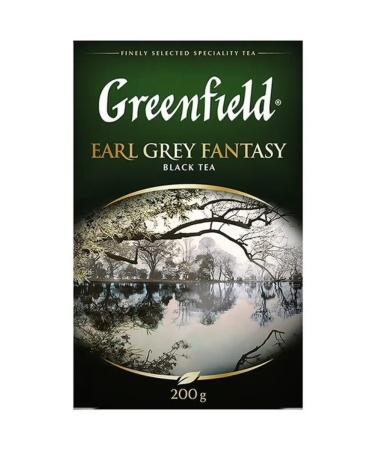 Greenfield Black tea Earl Grey Fantasy 200 grams - Buy Online on GoSupps.com