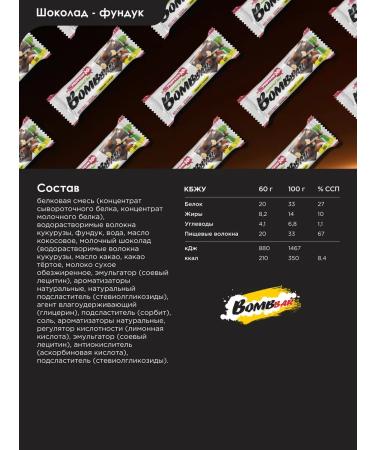 BombBar Protein bars without sugar Assort No. 3 mini 5pcs - Buy Online on GoSupps.com