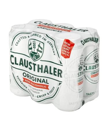 Clausthaler Beer non -alcoholic clawstaler 6 pcs. 500 ml - Buy Online on GoSupps.com