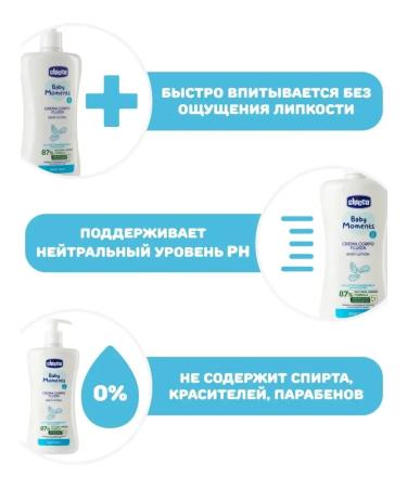 CHICCO Milk of baby moisturizing body 0.5l - Buy Online on GoSupps.com