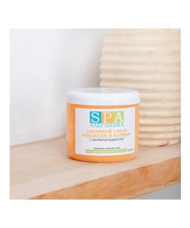 Alganika Sugar scrub "Orange and cinnamon" - Buy Online on GoSupps.com