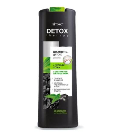 Belita-Vitex Shampoo - detox with black coal and extract of NIMA leaves - Buy Online on GoSupps.com