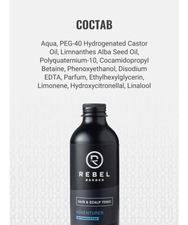 REBEL Hair tonic Adventurr 200 ml - Buy Online on GoSupps.com