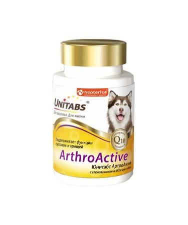 Unitabs Arthractiv for joints and cartilage in dogs 100 table - Buy Online on GoSupps.com