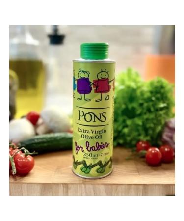 Pons Children's olive oil for kids from 7 months - Buy Online on GoSupps.com