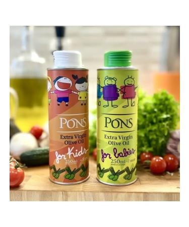 Pons Children's olive oil for kids from 7 months - Buy Online on GoSupps.com