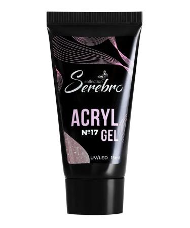 SILVER Polygel for strengthening and repairing nails pink with sparkles - Buy Online on GoSupps.com